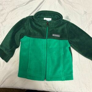 Kids green columbia jacket